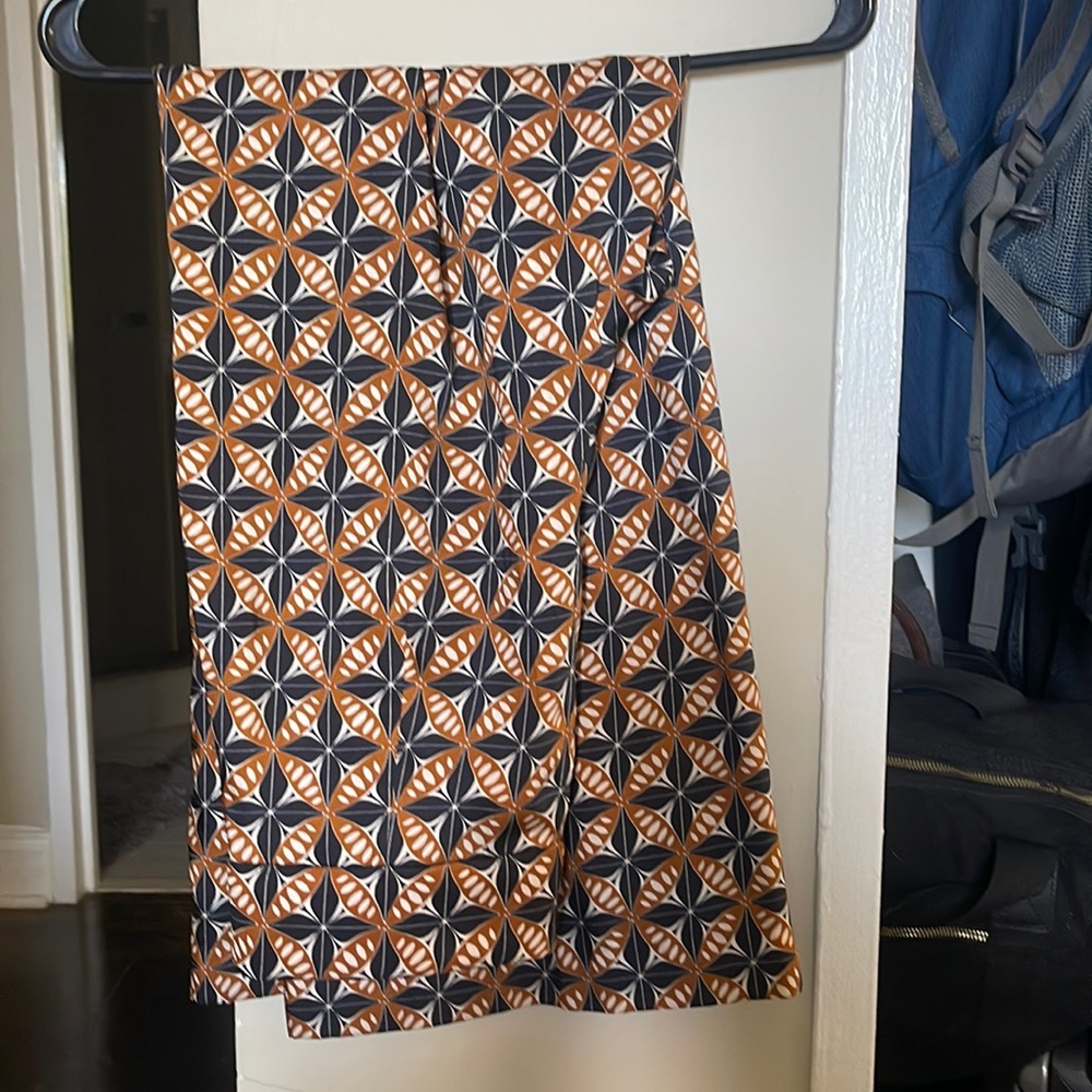 Zara flare patterned pants